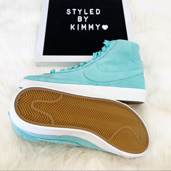 🌸 NIKE Blazer Mid Suede Sneakers Shoes New - Picture 5 of 6